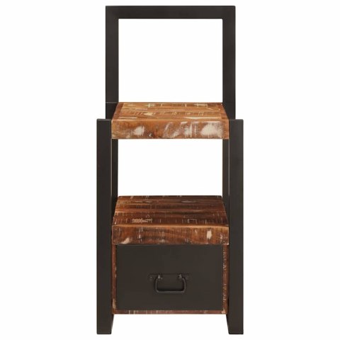 Wieszak na ciuchy Wielokolorowy 40x40x90 cm Solidne drewno z recyklingu Lumarko!