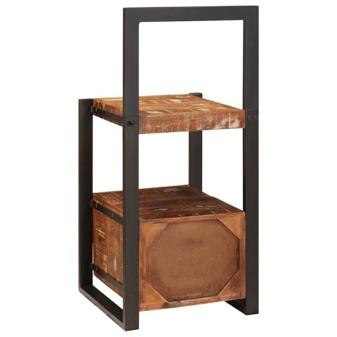 Wieszak na ciuchy Wielokolorowy 40x40x90 cm Solidne drewno z recyklingu Lumarko!