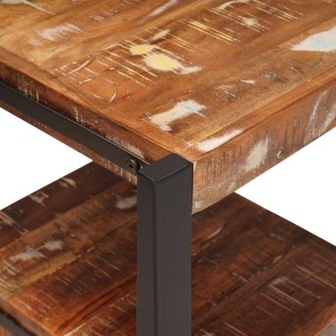 Wieszak na ciuchy Wielokolorowy 40x40x90 cm Solidne drewno z recyklingu Lumarko!