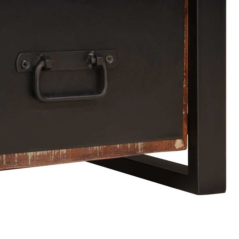 Wieszak na ciuchy Wielokolorowy 40x40x90 cm Solidne drewno z recyklingu Lumarko!