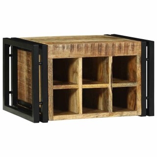 Komoda na wino 46x35x27.5 cm Solidne Drewno Surowe Mango Lumarko!
