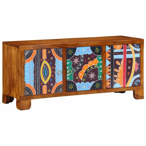 Ławka do przedpokoju 100x35x45 cm Lite drewno akacjowe Lumarko!