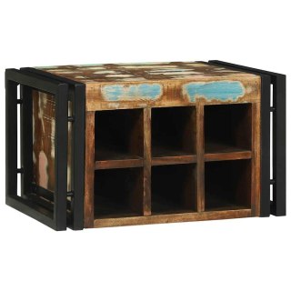 Stojak na wino 46x35x27.5 cm Drewno z odzysku Lumarko!