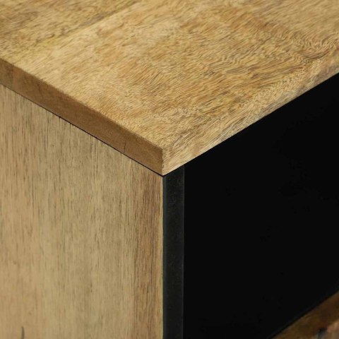 Stolik Nocny - 50x33x60 cm, Zrobiony z Litego Drewna Mango Lumarko!