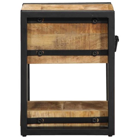 Szafki nocne 2 szt 40x40x40 cm z litego drewna mango Lumarko!