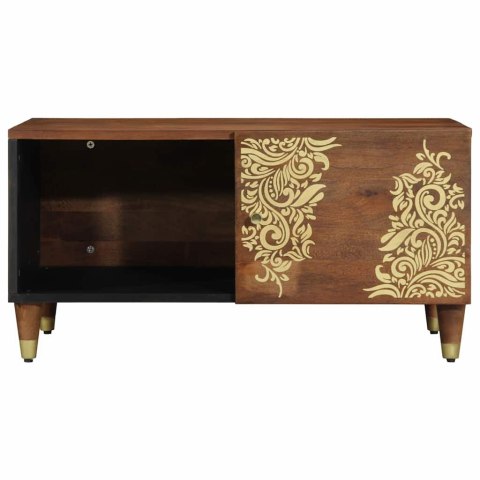 Stolik kawowy 80x50x40 cm z litego drewna mango Lumarko!