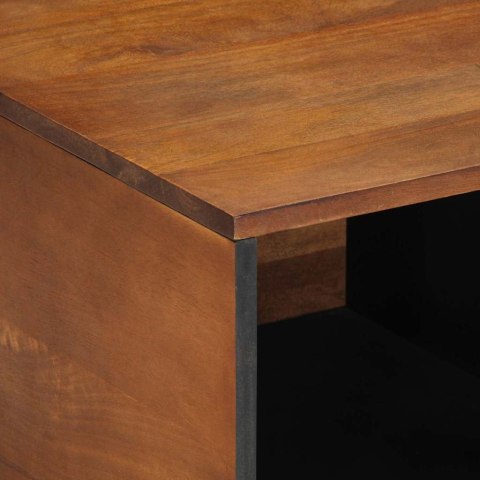 Stolik kawowy 80x50x40 cm z litego drewna mango Lumarko!