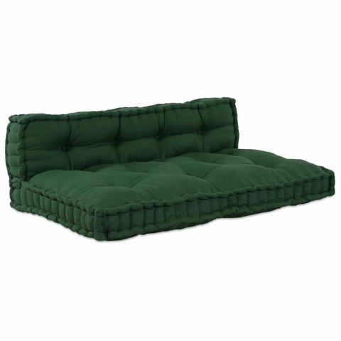 Poduszka do sofy paletowej 2 pcs Zielony tkanina Lumarko!
