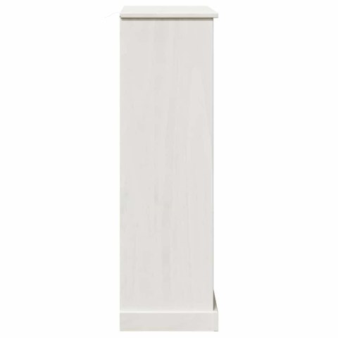 Szafka Łazienkowa Biały 68 x 34 x 110 cm Lite drewno sosnowe Lumarko!