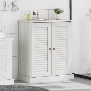 Szafka Łazienkowa Biały 68 x 34 x 80 cm Lite drewno sosnowe Lumarko!