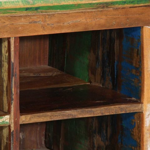 Ławka na buty 110x35x40 cm z litego drewna z odzysku Lumarko!