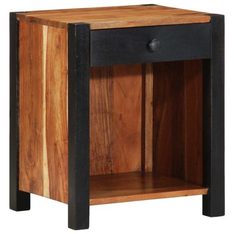 Szuflada nocna 40x35x50 cm z litego drewna akacjowego Lumarko!