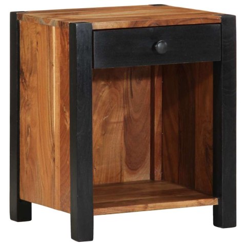 Szuflada nocna 40x35x50 cm z litego drewna akacjowego Lumarko!