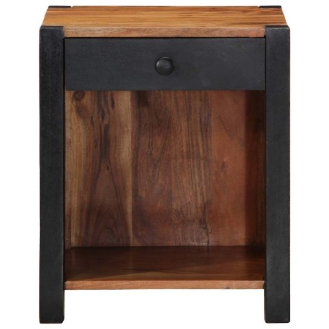 Szuflada nocna 40x35x50 cm z litego drewna akacjowego Lumarko!