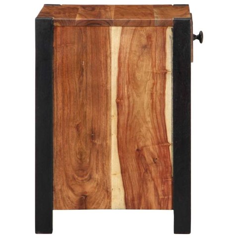 Szuflada nocna 40x35x50 cm z litego drewna akacjowego Lumarko!
