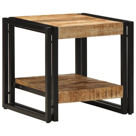 Stolik kawowy vidaXL 40x50x38 cm z litego drewna mango Lumarko!