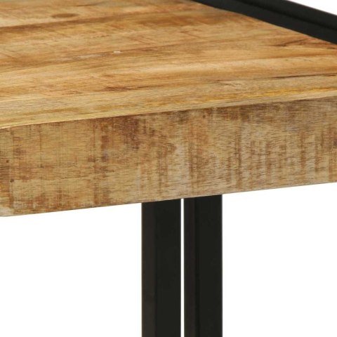Stolik kawowy vidaXL 40x50x38 cm z litego drewna mango Lumarko!