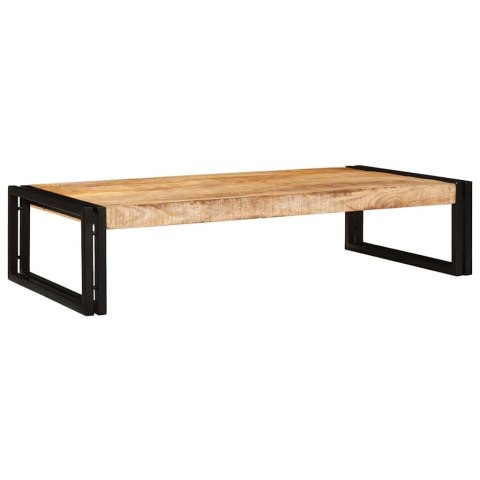 Półka łazienkowa 100 x 50 x 23 cm Lite drewno mango, Żelazo Lumarko!