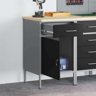 Czarna szafka robocza 50x55x84 cm Stal Lumarko!