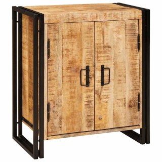 Szafka Nocna Brązowy 38 x 33 x 58 cm Surowe drewno mango Lumarko!