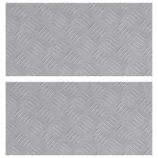 Aluminiowe Płytki Checker 2 szt. Antypoślizgowe 50x25 cm Lumarko!