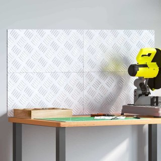 Aluminiowe Płytki Checkerowe - Zestaw 4, Antypoślizgowe, 50x25 cm Lumarko!