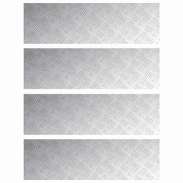 Aluminiowe Płyty Antypoślizgowe 4 szt. 100x30 cm Lumarko!