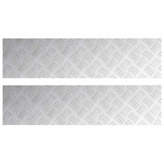 Aluminiowe Płyty Jodełkowe 2 szt. Antypoślizgowe 80x20 cm Lumarko!
