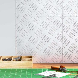 Aluminiowe Płyty w Wzór Kraty 4 szt. Antypoślizgowe 30x30 cm Lumarko!