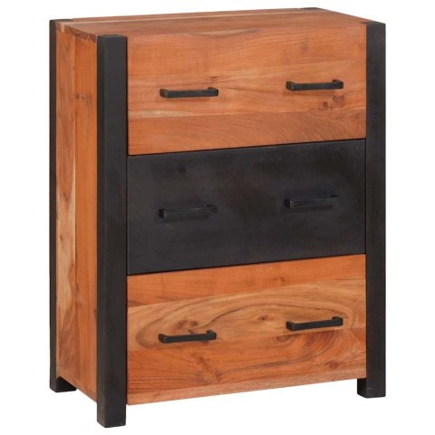 Bufety i komody Brązowy 55 x 30 x 75 cm lite drewno akacjowe Lumarko!