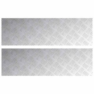 Płyty Aluminiowe Checker 2 szt. Antypoślizgowe 100x30 cm Lumarko!