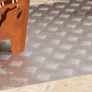 Aluminiowe Płyty Chekler 4 szt. Antypoślizgowe 100x50 cm Lumarko!