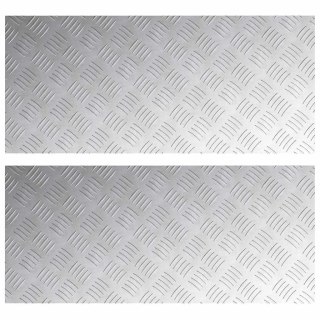 Aluminiowe płyty z kratownicą 2 szt. Antypoślizgowe 90x40 cm Lumarko!