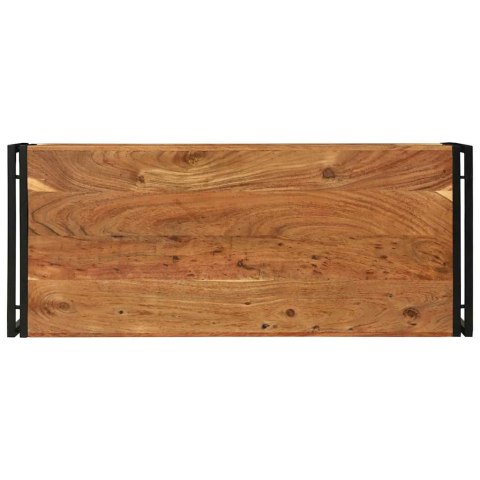 Stolik kawowy 120x50x38 cm z litego drewna akacjowego Lumarko!