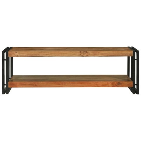 VidaXL Stolik kawowy Brązowy 120 x 50 x 38 cm Lite Drewno Akacji