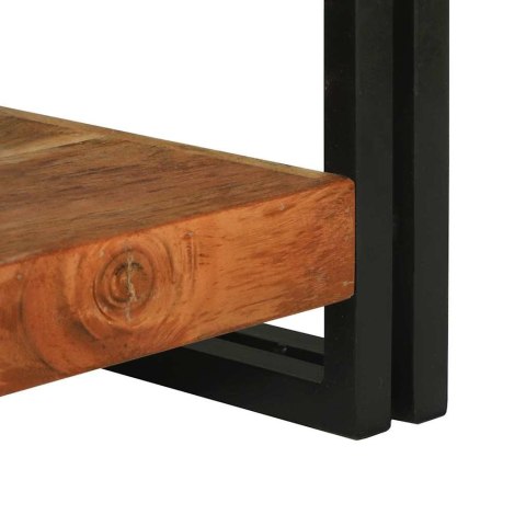 VidaXL Stolik kawowy Brązowy 120 x 50 x 38 cm Lite Drewno Akacji