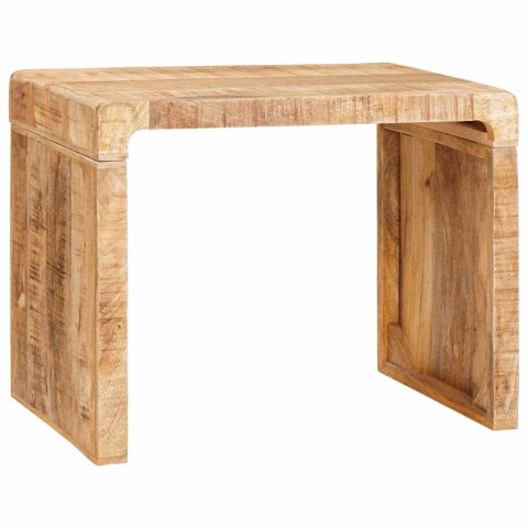Stolik końcowy Brązowy 60 x 35 x 46 cm Lite drewno mango Lumarko!