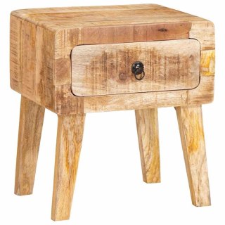 Stoliki Końcowe Brązowy 40 x 32 x 46 cm lite drewno mango Lumarko!