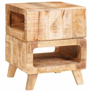 Stoliki Końcowe Brązowy 40 x 40 x 49 cm lite drewno mango Lumarko!