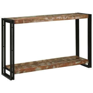 VidaXL Konsola Wielokolorowe 120 x 33 x 75 cm Lite Drewno Recyklingowe