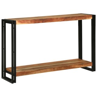 VidaXL Konsola z półką Brązowy 120 x 33 x 75 cm Lite Drewno Akacji