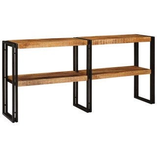 Stół konsolowy 160x33x75 cm z surowego drewna mango Lumarko!
