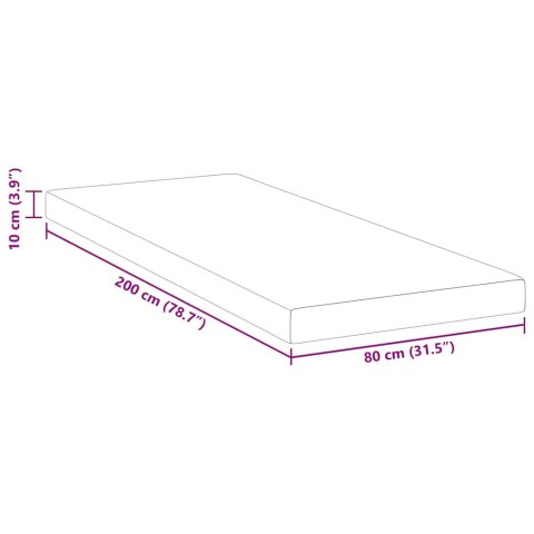 Podkłady na materac Biały 80 x 200 cm Lumarko!