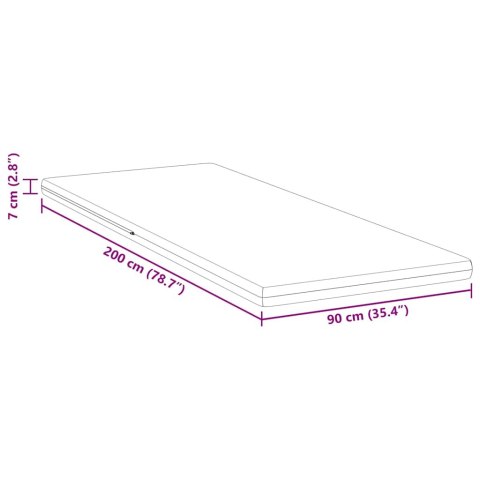 Podkłady na materac Biały 90 x 200 cm Lumarko!