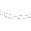 Materac Biały, Szary 140 x 190 cm Pianka Lumarko!