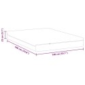 Materac Biały, Szary 140 x 190 cm Pianka Lumarko!
