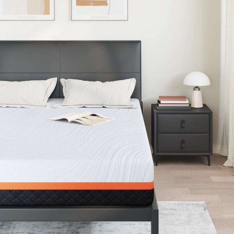 Materac Biały, Szary 160 x 200 cm Pianka Lumarko!