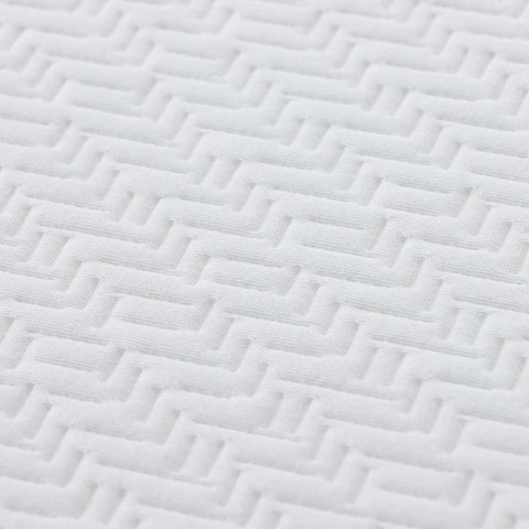 Materac Biały, Szary 200 x 200 cm Pianka Lumarko!