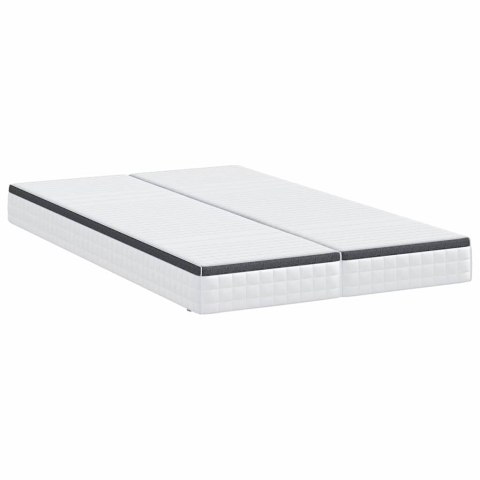 Materac 2 pcs Biały, Szary 60 x 200 cm Dziane tkanina Lumarko!