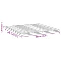 Podkłady na materac Biały 200 x 200 cm Poliester bez kleju Lumarko!